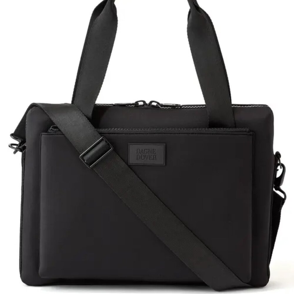 Dagne Dover Neoprene Laptop Tote – Black – Rare Discontinued Model